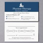 Modern Physical Therapist Office Appointment 予約カード
