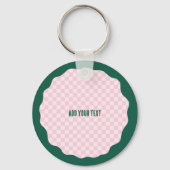 Modern Pickleball & Prosecco Bachelorette Weekend キーホルダー (裏面)