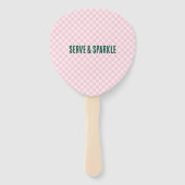 Modern Pickleball & Prosecco Bachelorette Weekend ハンドファン (裏面)