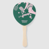 Modern Pickleball & Prosecco Bachelorette Weekend ハンドファン (正面)