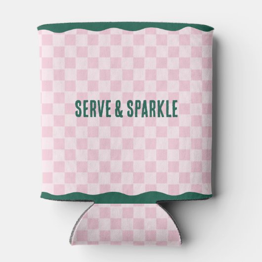 Modern Pickleball & Prosecco Bachelorette Weekend 缶クーラー (裏面)