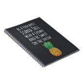 Modern Pineapple Gifts Tropical Elegant Fruit  ノートブック (右側)