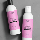 Modern Pink 8 OZ Cosmo Bottle Waterproof Label スパークリングワインラベル