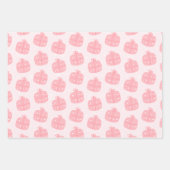 Modern Pink and Green Christmas Wrapping Paper ラッピングペーパーシート (正面)