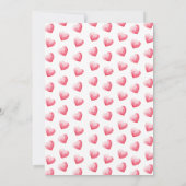 Modern Pink Big Heart Galentine's Day Brunch 招待状 (裏面)