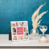 Modern Pink Blush First Mother's Day Photo フォトプラーク (インサイチュ)