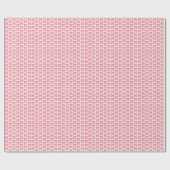 Modern Pink Bread Clip Geometric Silhouette ラッピングペーパー (フラット)