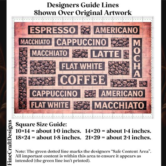 Modern Pink Coffee Cafe Typography FC9 Decoupage 薄葉紙