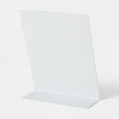 Modern Pink Flowers Tabletop Signs 台座サイン (裏面)