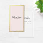Modern Pink Gold Border Beauty (デスク)