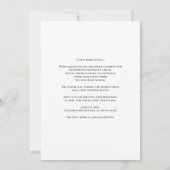 Modern Pink Graduation Invitation 招待状 (裏面)