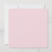 Modern Pink Heart Wedding Invitation - Customizabl セーブザデート (裏面)