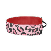 Modern Pink Leopard Pattern Animal アスレチックヘッドバンド (右)