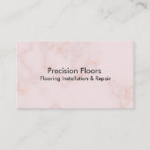 Modern Pink Marble Flooring Installation 名刺 (正面)