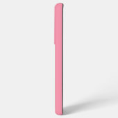 Modern Pink Minimalist Vertical Monogram iPhone Ca Samsung Galaxyケース (裏面横)