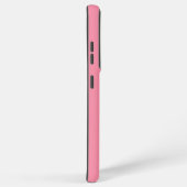 Modern Pink Minimalist Vertical Monogram iPhone Ca Samsung Galaxyケース (右側面)