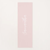 Modern Pink Personalized Yoga Mat ヨガマット (正面)