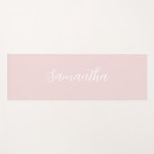 Modern Pink Personalized Yoga Mat ヨガマット (正面(横))