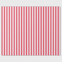 Modern Pink Red Striped Christmas
