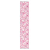 Modern Pink Rose Table Runner ミディアムテーブルランナー (正面)