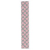 Modern Pink Rose Table Runner ロングテーブルランナー (正面)
