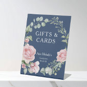 Modern Pink Roses Script Graduation Gifts & Cards 台座サイン
