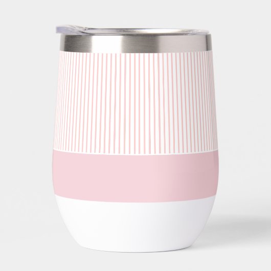 Modern Pink Striped Wedding (右面)