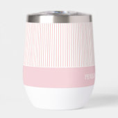 Modern Pink Striped Wedding (正面)