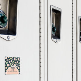 Modern Pink Wildflowers Pattern マグネット