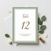 Modern Place Card Holder – Elegant Wedding Table テーブルナンバー
