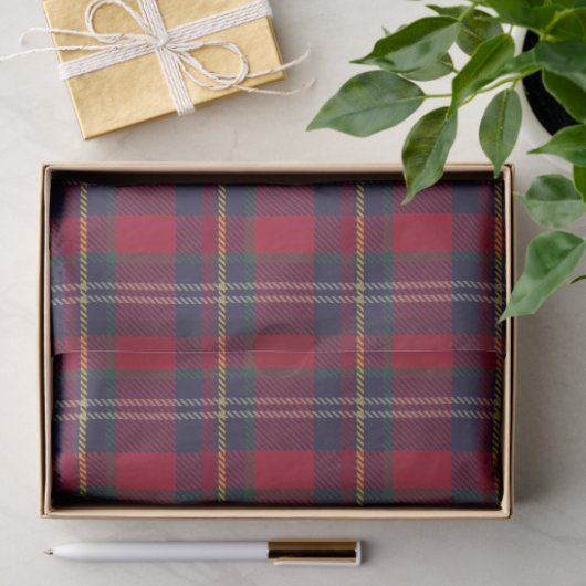 Modern Plaid Christmas Gift  薄葉紙 (ギフト)