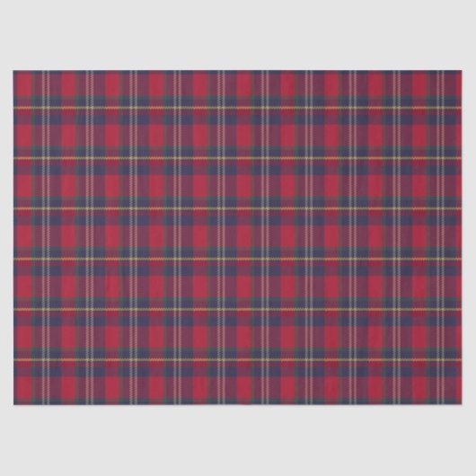 Modern Plaid Christmas Gift  薄葉紙 (正面)