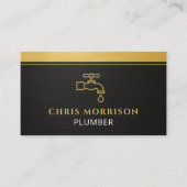 Modern Plumber QR Code 名刺 (正面)