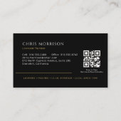 Modern Plumbing QR Code 名刺 (裏面)