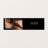 Modern PMU Cosmetic Salon Loyalty Folded Card 名刺 (外部フラット)