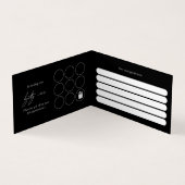 Modern PMU Cosmetic Salon Loyalty Folded Card 名刺 (内部)