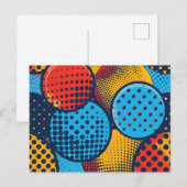 Modern Pop art シーズンポストカード (正面/裏面)