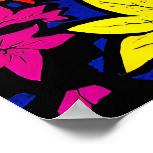 Modern Pop Art Halloween ポスター (角)