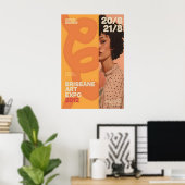 Modern Portrait Art Print Brisbane Art Expo 2012 ポスター (ホームオフィス)