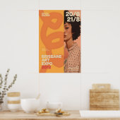 Modern Portrait Art Print Brisbane Art Expo 2012 ポスター (キッチン)