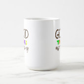 Modern Positive Hand Lettering Mug コーヒーマグカップ (中央)