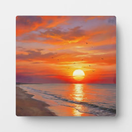 Modern Poster Nature Sunset Wall Art Home Decor フォトプラーク
