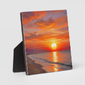 Modern Poster Nature Sunset Wall Art Home Decor フォトプラーク (正面)