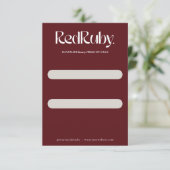 Modern Press On Nails Packaging Display Card サンキューカード (スタンド正面)