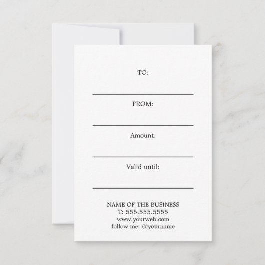 Modern Printed Kraft Faux Gold Circle Bold (裏面)