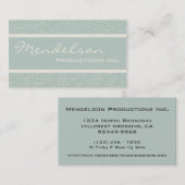Modern Production Company 名刺 (正面/裏面)