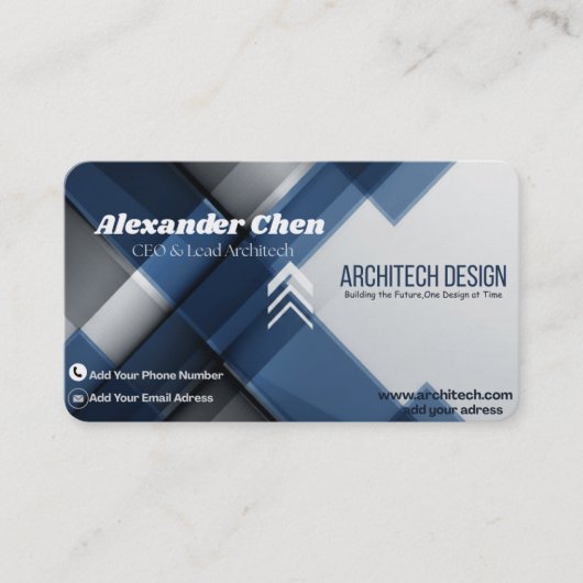 Modern Professional Business Card 名刺 (正面)