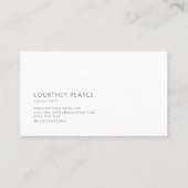 Modern professional business card 名刺 (裏面)