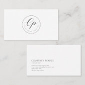 Modern professional business card 名刺 (正面/裏面)