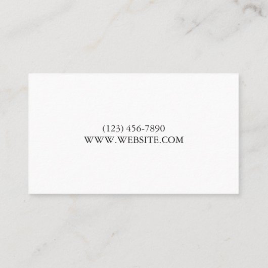 Modern & Professional Business Card 名刺 (裏面)